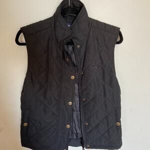 RIDING SPORT Vest Black Quilted Equestrian Wear Size Medium